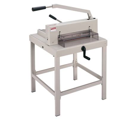 Taglierina a leva alti spessori 3941 - 1070 x 680 x 740 mm - 430 mm - A3 - capacita' taglio 500 fogli - con blocca lama - grigio - Titanium - 3941-TI - 8025133033659 - DMwebShop