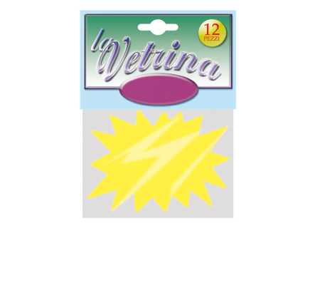 Segnaprezzi Stella - 11 x 15,5 cm - conf. 12 pezzi - Cwr - 05986 - DMwebShop