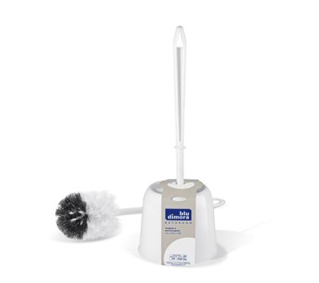 Portascopino - plastica - Ø 14 cm - altezza 40 cm - bianco - Blu Dimora - 0088C - 8000957008830 - DMwebShop