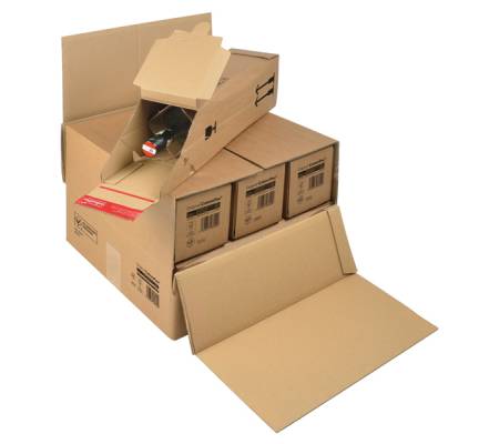 Scatola CP 181 per bottiglie - modulabile per 3-6 bottiglie - 37,5 x 36 x 25 cm - conf. 15 pezzi - Colompac - CP 181.006 - 4033657964629 - DMwebShop