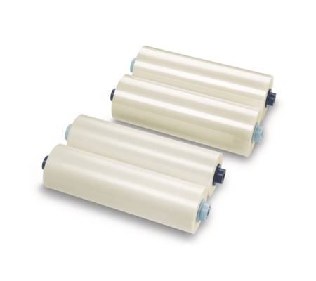 Film per plastificazione 305 mm x 60 mt 125 micron lucido conf 2 bobine GBC 3400931EZ - 1764