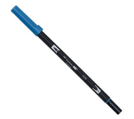 Pennarello Dual Brush 528 - navy blue - conf. 6 pezzi - Tombow - PABT-528 - 4901991901696 - DMwebShop - 1