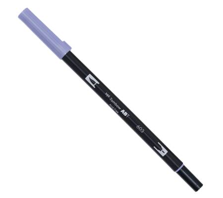 Pennarello Dual Brush 603 - periwinkle - conf. 6 pezzi - Tombow - PABT-603 - 4901991901771 - DMwebShop - 1
