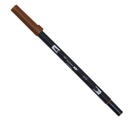 Pennarello Dual Brush 879 - brown - conf. 6 pezzi - Tombow - PABT-879 - 4901991902129 - DMwebShop - 1