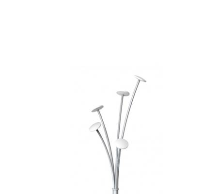 Appendiabiti con portaombrelli - 5 posti - 187 x 38 cm - bianco - Alba - PMFESTY2-BC - 3129710017096 - DMwebShop - 1