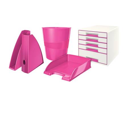 Portariviste WOW - 27,2 x 7,3 x 31,8 cm - fucsia - Leitz - 52771023 - 4002432101474 - DMwebShop - 2