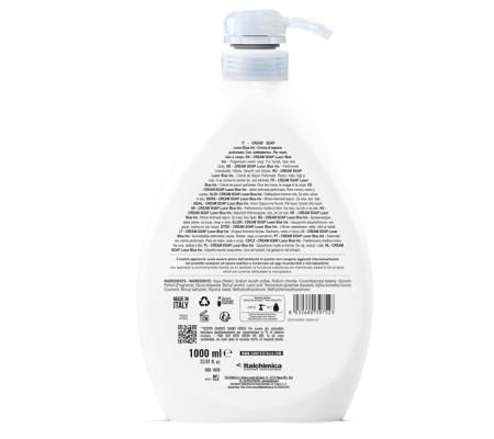 Crema di sapone Luxor - Iris - dispenser 1 lt - Sanitec - 1020 - 8032680397523 - DMwebShop - 1