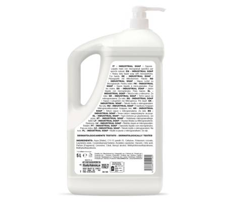 Sapone lavamani industria Soap - arancio - dispenser 5 lt - Sanitec - 1045 - 8032680391262 - DMwebShop - 1