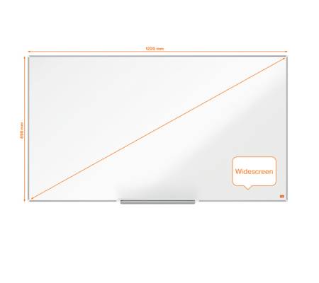Lavagna bianca magnetica Impression Pro Widescreen - 69 x 122 cm - 55 - Nobo - 1915255 - 5028252609319 - DMwebShop - 4