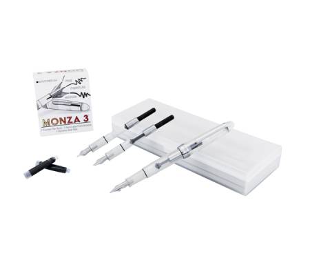 Penna stilografica Monza - tratto medio - fusto in resina trasparente - Monteverde - J036799 - 80333367995 - DMwebShop - 3