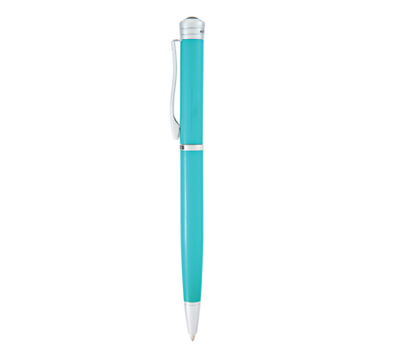 Penna sfera Strata - tratto medio - fusto turchese - Monteverde - J029625 - 80333296257 - DMwebShop - 1