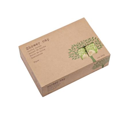 Cuffie doccia imbustate linea Cortesia Natura - conf. 50 pezzi - Leone - W3332 - 8024112008244 - DMwebShop - 1