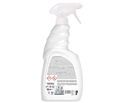 Detergente gel - profumato - con cloro attivo - trigger 750 ml - Sanitec - 1560-s - 8032680393167 - DMwebShop - 1