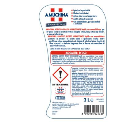 Additivo bucato igienizzante liquido - 3 lt - Amuchina Professional - 05-0123 - 8000036021385 - DMwebShop - 1