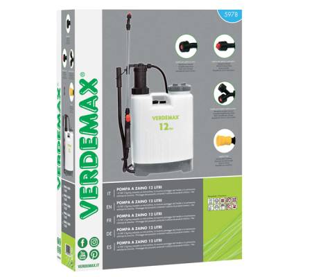 Pompa a zaino meccanica - 12 lt - Verdemax - 5978 - 8015358059787 - DMwebShop - 1