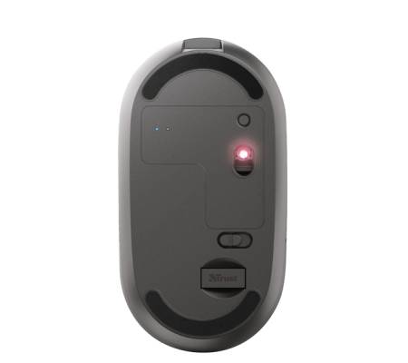 Mouse Puck - ultrasottile - wireless - ricaricabile - nero - Trust - 24059 - 8713439240597 - DMwebShop - 2