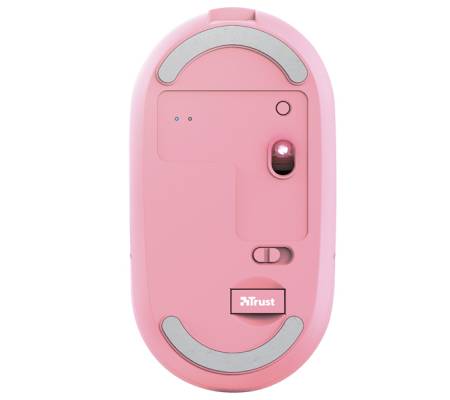 Mouse Puck - ultrasottile - wireless - ricaricabile - rosa - Trust - 24125 - 8713439241259 - DMwebShop - 3