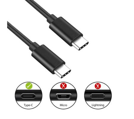 Cavetto USB-C/USB-C - 1 mt - Eminent - 486622615 - 8054392617454 - DMwebShop - 1