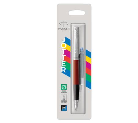 Penna stilografica Jotter Original - punta M - fusto rosso - Parker - 2096872 - 3026980968724 - DMwebShop - 1
