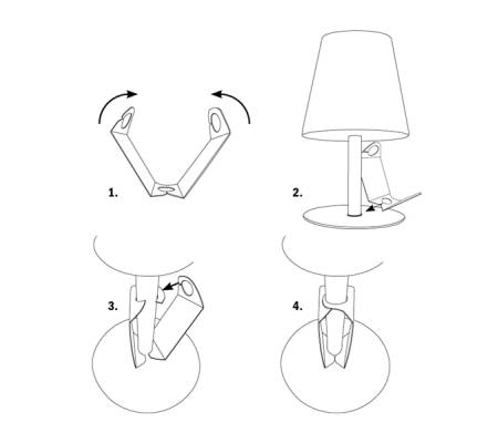 Lampada - da tavolo - a LED - waterproof - Securit - LP-BL-TA - 8719075289709 - DMwebShop - 1