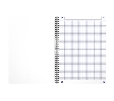 Maxiquaderno Rec'up - spiralato - A4 - 5 mm - 90 gr - 180 fogli - colori assortiti - conf. 5 pezzi - Oxford - 400154143 - 3020120178332 - DMwebShop - 3