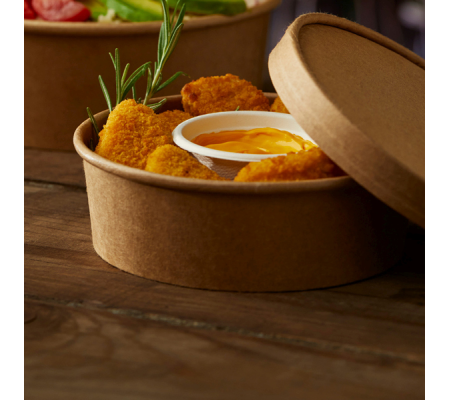 Coperchio Street Food per insalatiere - Ø 18,4 cm - trasparente - conf. 24 pezzi - Leone - H0762 - 8024112016010 - DMwebShop - 1