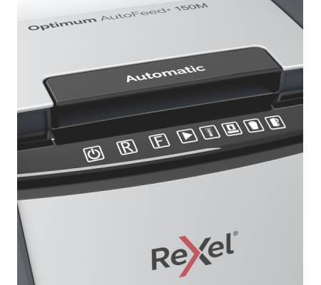 Distruggidocumenti Optimum Autofeed + 150M - a micro frammenti - Rexel - 2020150MEU - 5028252613903 - DMwebShop - 2
