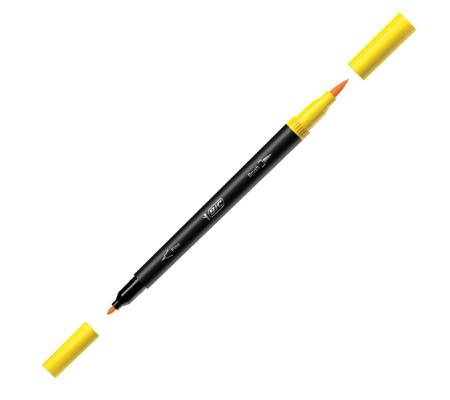 Pennarello Intensity Intense - dual tip brush - colori assortiti - conf. 6 pezzi - Bic - 989694 - 3086123589551 - DMwebShop - 4