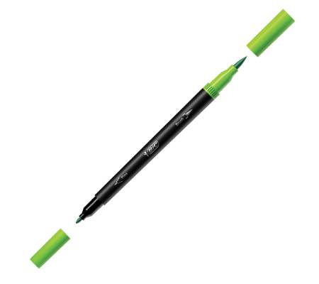 Pennarello Intensity Intense - dual tip brush - colori assortiti - conf. 6 pezzi - Bic - 989694 - 3086123589551 - DMwebShop - 5