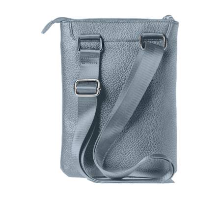 City bag piccola Gate Trended - 20 x 26 x 2 cm - ecopelle - azzurro - InTempo - 9214GAT31 - 8029221835651 - DMwebShop - 1