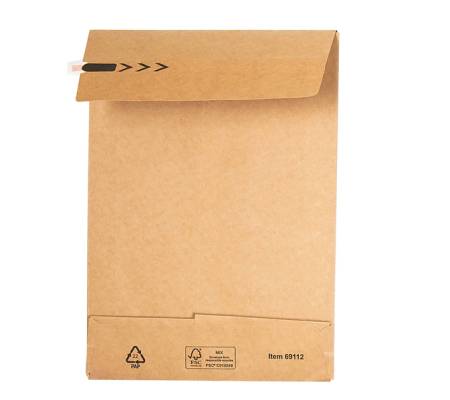 Sacchetti a fondo quadro E-Green - C3 - 35 x 45 x 12 + 10 cm - carta kraft avana - conf. 200 pezzi - Bong Packaging - 69114 - 4026283664421 - DMwebShop - 1