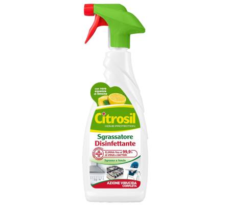 Disinfettante sgrassatore - disinfettante - virucida - limone - trigger da 650 ml - Citrosil - 7003524 - 8003650027481 - DMwebShop