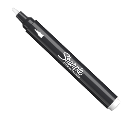 Marcatore acrilico - punta tonda - bianco - Sharpie - 2218126 - 3026982055521 - DMwebShop