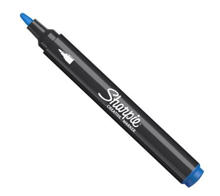 Marcatore acrilico - punta tonda - blu - conf. 6 pezzi - Sharpie - 2218115 - 3026982055491 - DMwebShop
