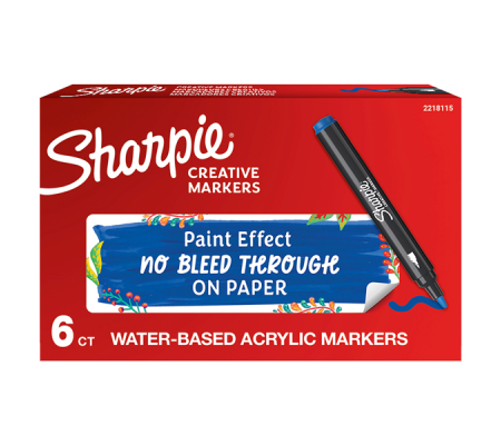 Marcatore acrilico - punta tonda - blu - Sharpie - 2218115 - 3026982055491 - DMwebShop - 1