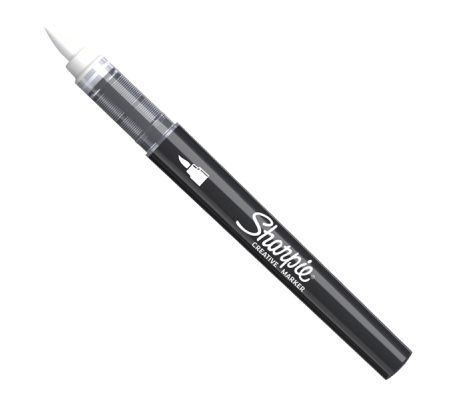 Marcatore acrilico - punta pennello - bianco - Sharpie - 2218111 - 3026982055668 - DMwebShop