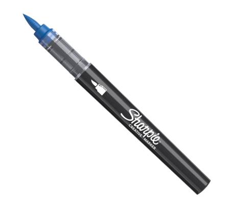 Marcatore acrilico - punta pennello - blu - Sharpie - 2218125 - 3026982055637 - DMwebShop