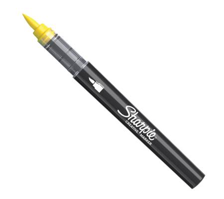 Marcatore acrilico - punta pennello - giallo - Sharpie - 2218065 - 3026982055590 - DMwebShop