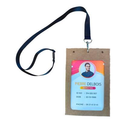 Portabadge A6 - in cartoncino plastificato - laser-inkjet - 105 x 148 mm - Conf. 50 pezzi - Avery - 4839XL - 5014702150807 - DMwebShop - 1