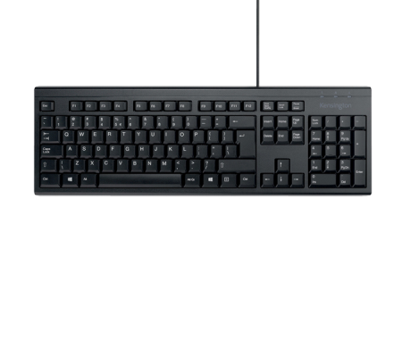 Tastiera con filo - KB100 EQ - nero - Kensington - K63727IT - 5028252640107 - DMwebShop
