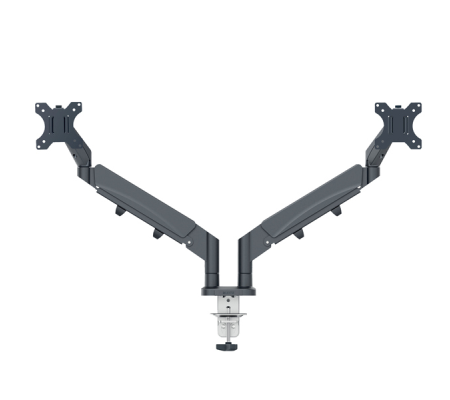 Braccio salvaspazio - per 2 monitor - grigio scuro - Ergo - Leitz - 65370089 - 4002432134687 - DMwebShop