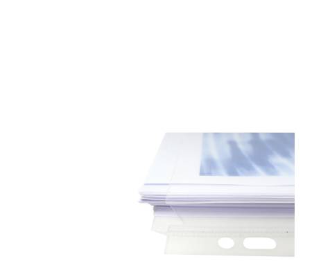 Buste forate con soffietto - PPL - 22 x 30 cm - trasparente - conf. 5 pezzi - Exacompta - 5507E - 3157407004951 - DMwebShop - 1