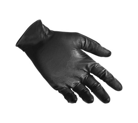 Guanti in nitrile N85B - ultra resistenti - taglia L - nero - conf. 50 pezzi - Reflexx - N85B/L(9) - 8032891634066 - DMwebShop - 1