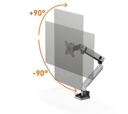 Braccio porta monitor Select Plus - per 1 monitor - Durable - 5096-23 - 4005546735009 - DMwebShop - 2