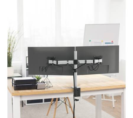 Braccio porta monitor Select - per 2 monitor - Durable - 5095-23 - 4005546734996 - DMwebShop - 5
