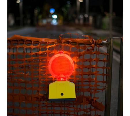 Lampeggiante stradale Double Blink Road - LED - giallo fluo-rosso - Velamp - ST088 - 8003910110526 - DMwebShop - 3