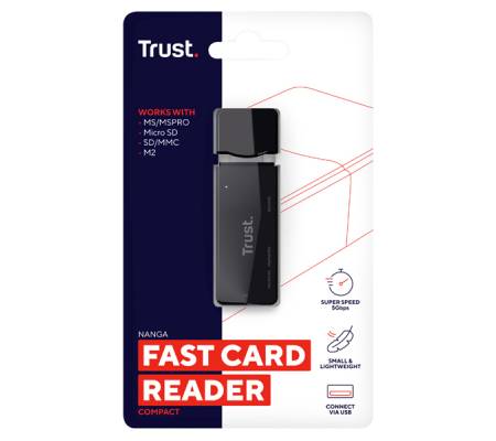 Lettore Card Dalyx Fast - USB 3.2 - Trust - 21935 - 8713439219357 - DMwebShop - 4