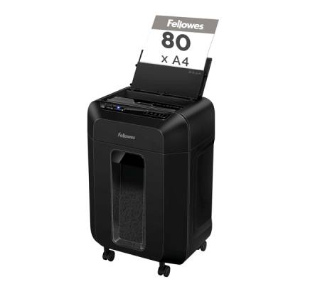 Distruggidocumenti automatico - a mini frammento - 80 M - Fellowes - 4621501 - 50043859782500 - DMwebShop - 1