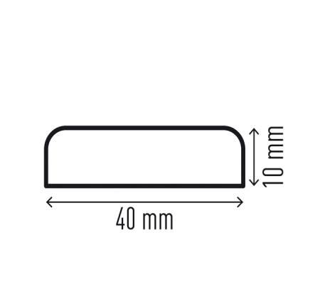 Profilo paracolpi S10 - per superfici - giallo-nero - Durable - 1107-130 - 4005546735719 - DMwebShop - 1