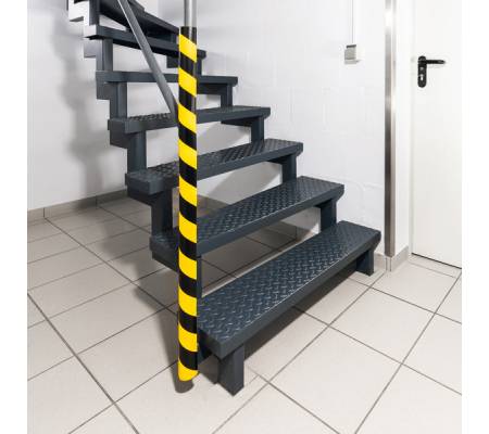 Profilo paracolpi P30 - per superfici tubolari - giallo-nero - Durable - 1115-130 - 4005546735801 - DMwebShop - 2